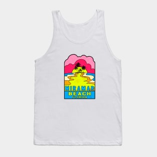 Miramar Beach Florida Groovy Sunset 70's Hippie Hippy Vintage FL Tank Top